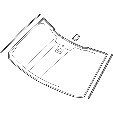 Ford NL1Z-7803100-A Glass - Windscreen