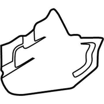 Lincoln JL1Z-78237A04-A Shield - Water Splash