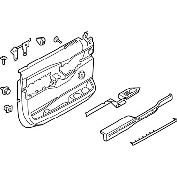 Ford LL1Z7823942AB Panel - Door Trim Lower
