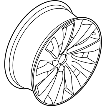 Lincoln DA5Z-1007-C Wheel Assembly