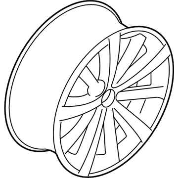 Lincoln BA5Z-1007-D Wheel Assembly