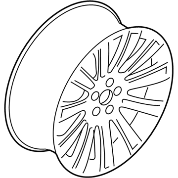 Lincoln BA5Z-1007-A Wheel Assembly