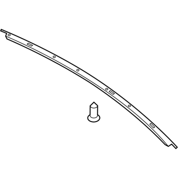 PR3Z-6302564-C Ford Retainer - Weatherstrip Illustration 1 of 1