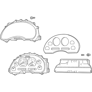 Ford 1R3Z-10849-BA Instrument Cluster