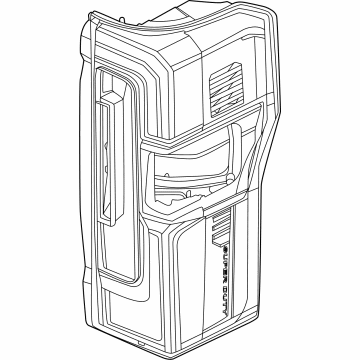 Ford PC3Z-13404-C Lamp Assembly - Rear, Stop And Flasher