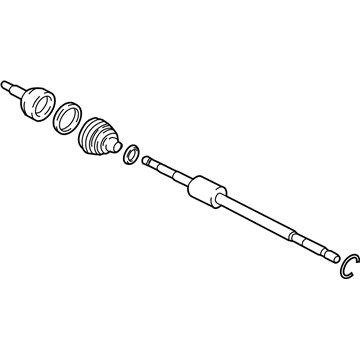 Ford GN1Z-3B436-W Joint And Stub Shaft Assembly