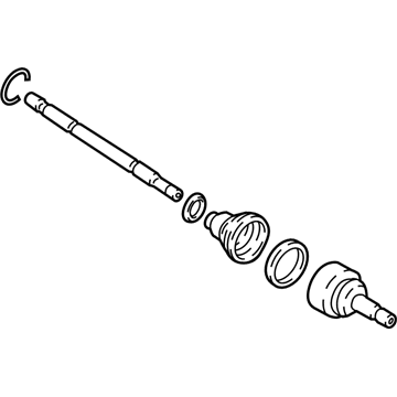 Ford GN1Z-3A329-H Shaft