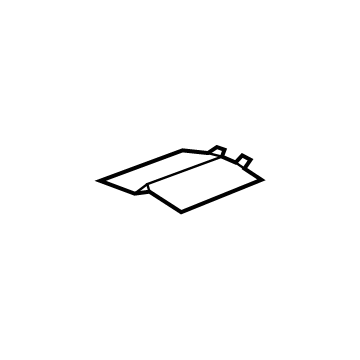 Lincoln DP5Z-54044E84-AA Mat - Rubber Instrument Panel Shield