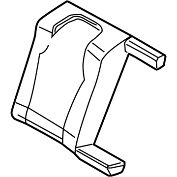 Ford DG1Z-5466600-AA Cover Assembly - Rear Seat Back