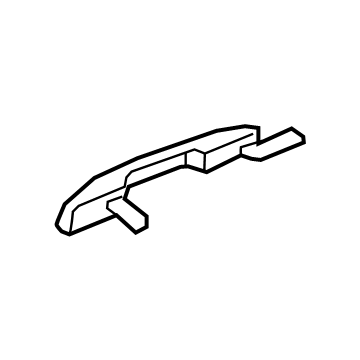 Ford Expedition Exterior Door Handle - JL1Z-7822405-CCPTM