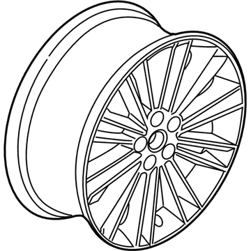 Ford DS7Z-1007-L Wheel Assembly