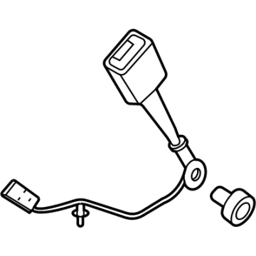 Ford PC3Z-2561202-AB Seat Belt Assembly