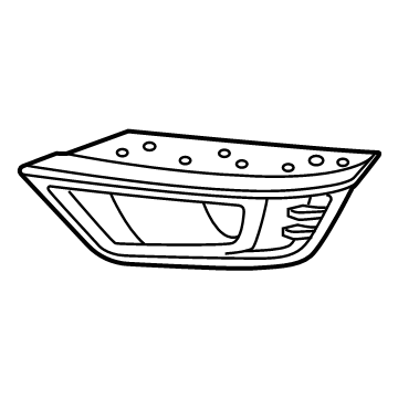 Ford N1WZ-15266-S Fog Lamp Bezel