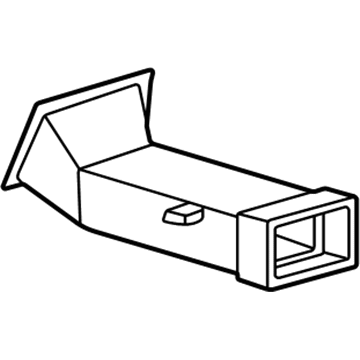 Ford F75Z-18D260-AD Duct Assembly - Heater Outlet