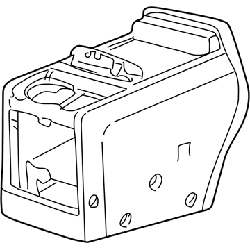 Ford 4L7Z-78045A36-BAB Rear Console 4L7Z-78045A36-BAB Ford Rear Console Illustration 1 of 1