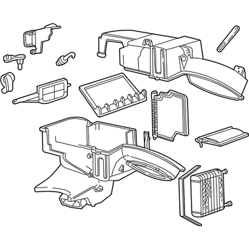 Ford 2F1Z-19850-A Evaporator Assembly