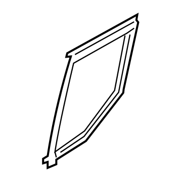 Ford DT1Z-6125766-B Run - Door Glass