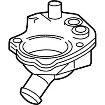 Ford GL2Z-8592-A Connection Water Outlet