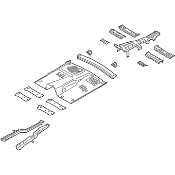 Ford L1MZ-7811135-A Pan Assembly - Floor