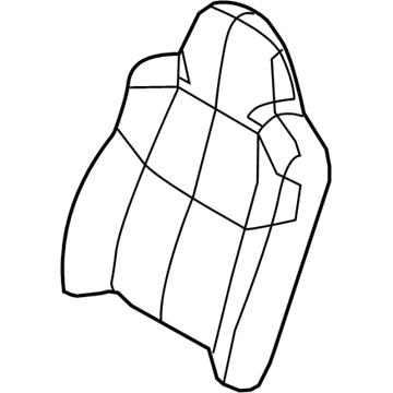 Ford 8C3Z-2666600-KA Cover Assembly - Seat Back