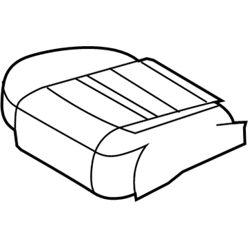 Ford 8C3Z-2662900-AA Cover Assembly - Seat Cushion