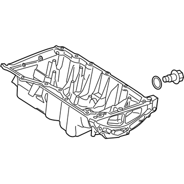 Ford CJ5Z-6675-G Pan Assembly - Engine Oil