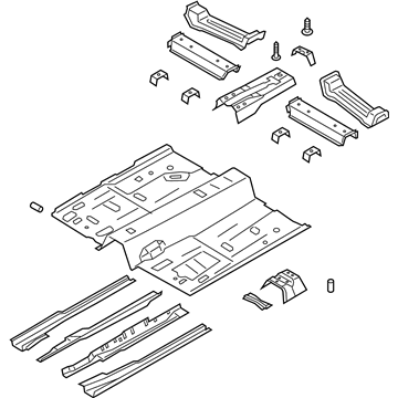 Ford LX6Z-7811135-A Pan Assembly - Floor