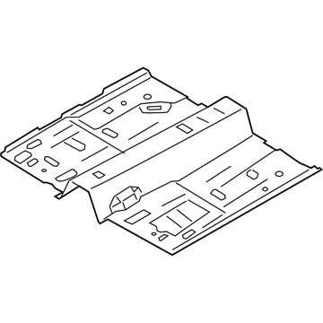 Ford LX6Z-7811135-B Pan Assembly - Floor Front