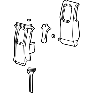 Ford 4C3Z-28280A58-AA Panel - Body Side Rear Corner
