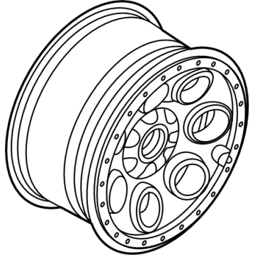 Ford RL3Z-1007-B Wheel, Alloy