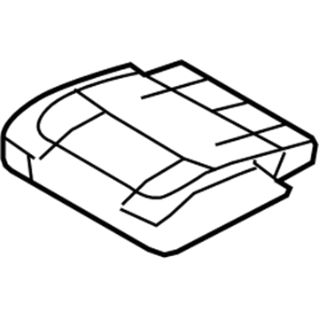 Ford DA8Z-7463804-CA Cover Assembly - Rear Seat Cushion