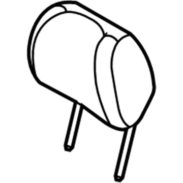 Ford BA8Z-74610A60-A Pad - Headrest