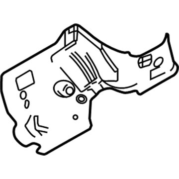 Ford DE9Z-16E132-A Insulator - Fender Apron