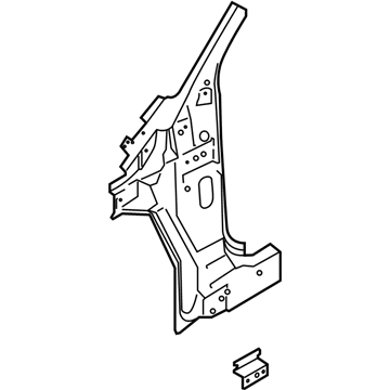 Lincoln LJ7Z-78025A00-A Reinforcement - "A" Pillar