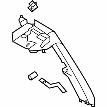 Ford M2DZ-7803599-AB Moulding - Windshield