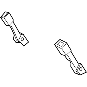 Mercury 6F2Z-17611B66-BA Buckle Assembly - Seat Belt