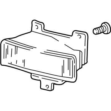 Ford F75Z-15A254-BB Lamp Assembly - Fog Front