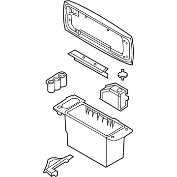 Mercury 4W3Z-5406024-AAA Door Assembly - Glove Compartment