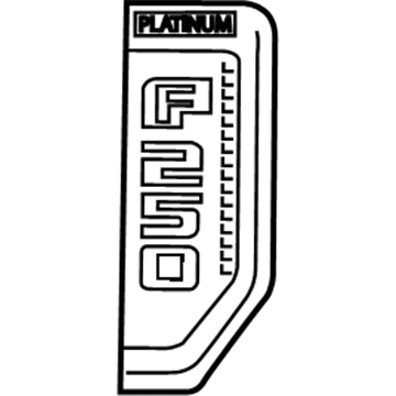 Ford HC3Z-16720-EA Name Plate