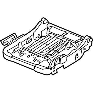 Ford 1L5Z-3563101-BA Frame And Spring - Front