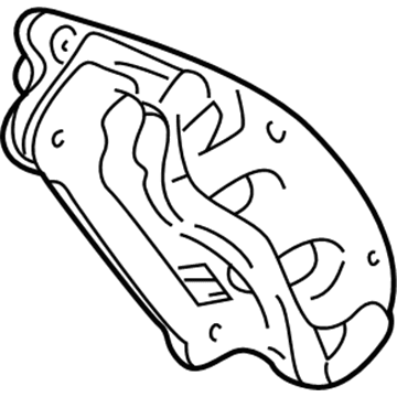 Ford 3W4Z-2B120-AB Caliper Assembly - Brake - Less Pad
