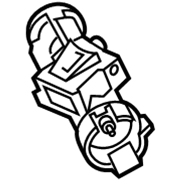 Ford AA8Z-3F527-A Lock Assembly - Steering And Ignition