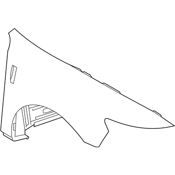 Lincoln 8A5Z-16005-A Fender Assembly - Front