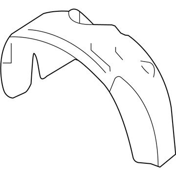 Lincoln 8A5Z-16102-A Shield - Splash - Wheelhouse