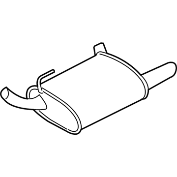 Ford 8R3Z-5230-E Muffler Assembly - Front