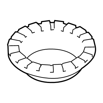 Ford DG9Z-5586-A Antisqueak - Rear Spring