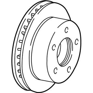 Ford 3W1Z-1125-AB Rotor Assembly - Brake