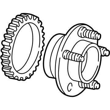 Ford H2MZ-1104-X Hub Assembly - Wheel