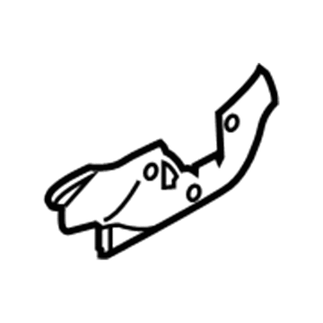 Ford ML3Z-16310A90-A Support Bracket, Passenger Side ML3Z-16310A90-A Ford Support Bracket, Passenger Side Illustration 1 of 1