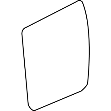 Lincoln 4L3Z-17K707-DA Glass Assembly - Rear View Outer Mirror